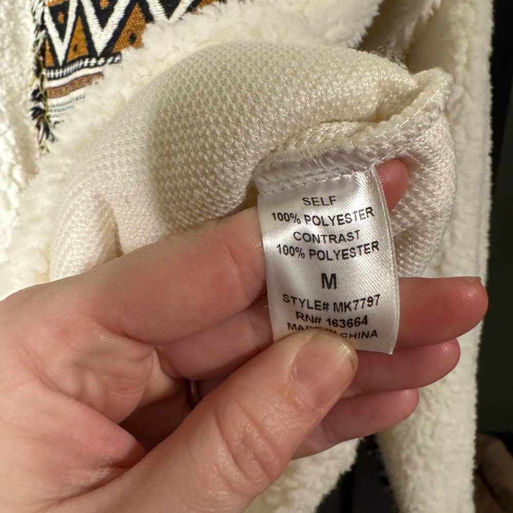 Mazik Cream And Patterned Jacket - image 5